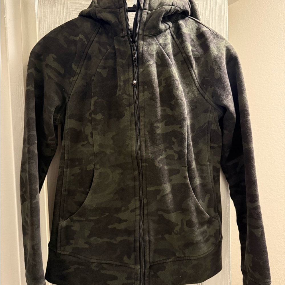 Lululemon Athletica Olive Green Hoodie